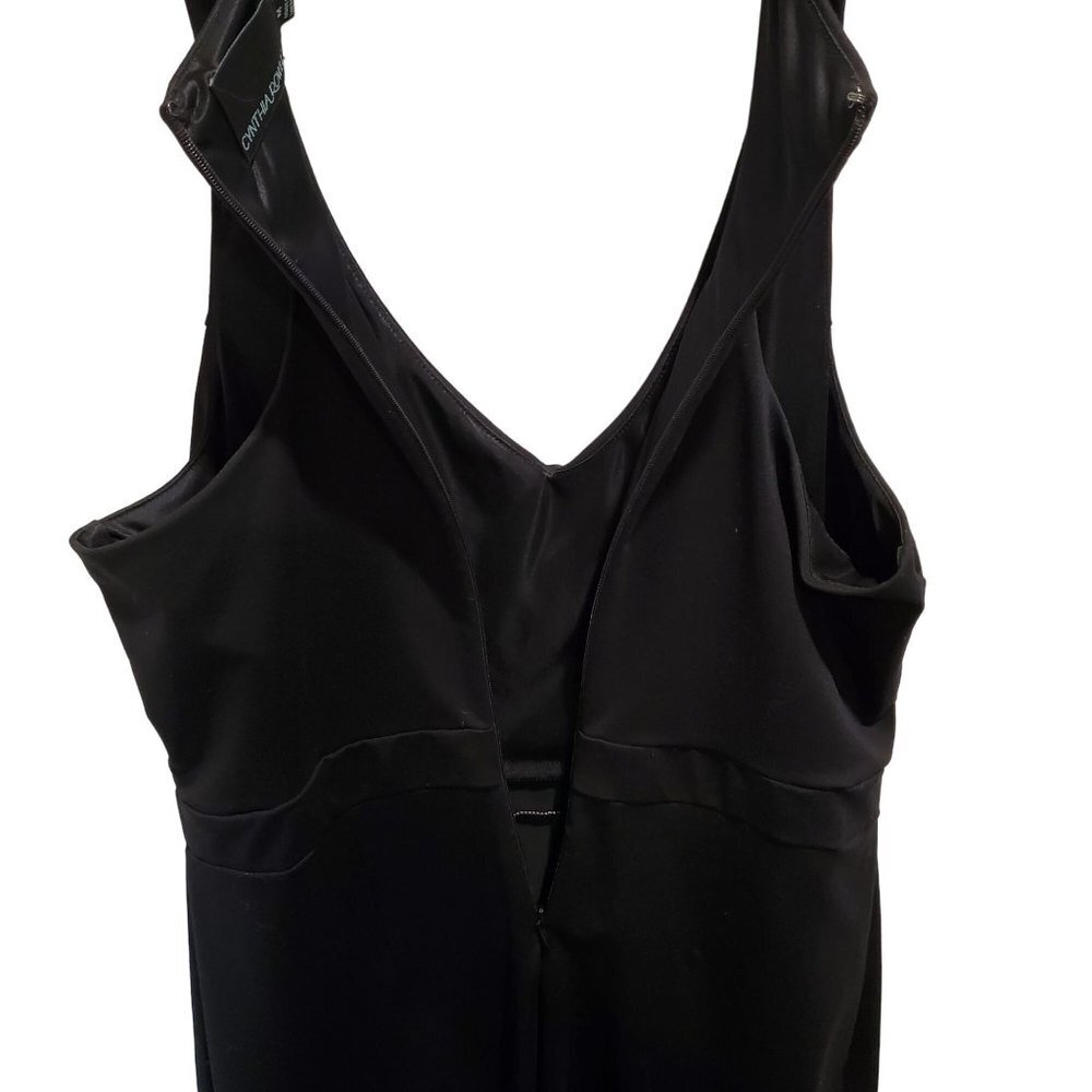 Cynthia Rowley Black Racer Back Dress Women's Size Medium - Picture 5 of 6